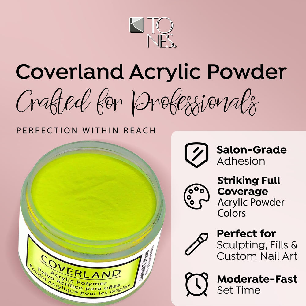 TONES Coverland nails application demonstrates smooth color during sculpting