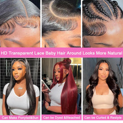 TONHONK HD lace front offers breathable Swiss lace for all-day comfort.