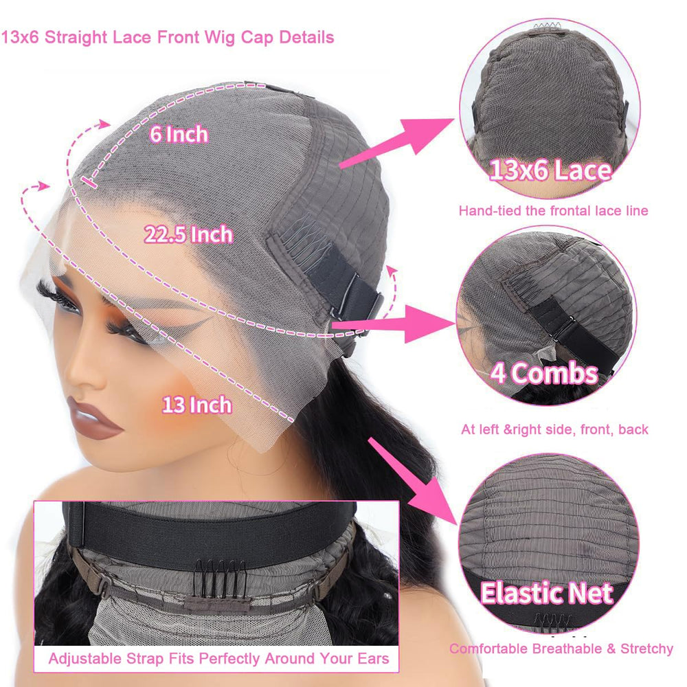 TONHONK pre-plucked hairline wig with baby hairs for natural edges.