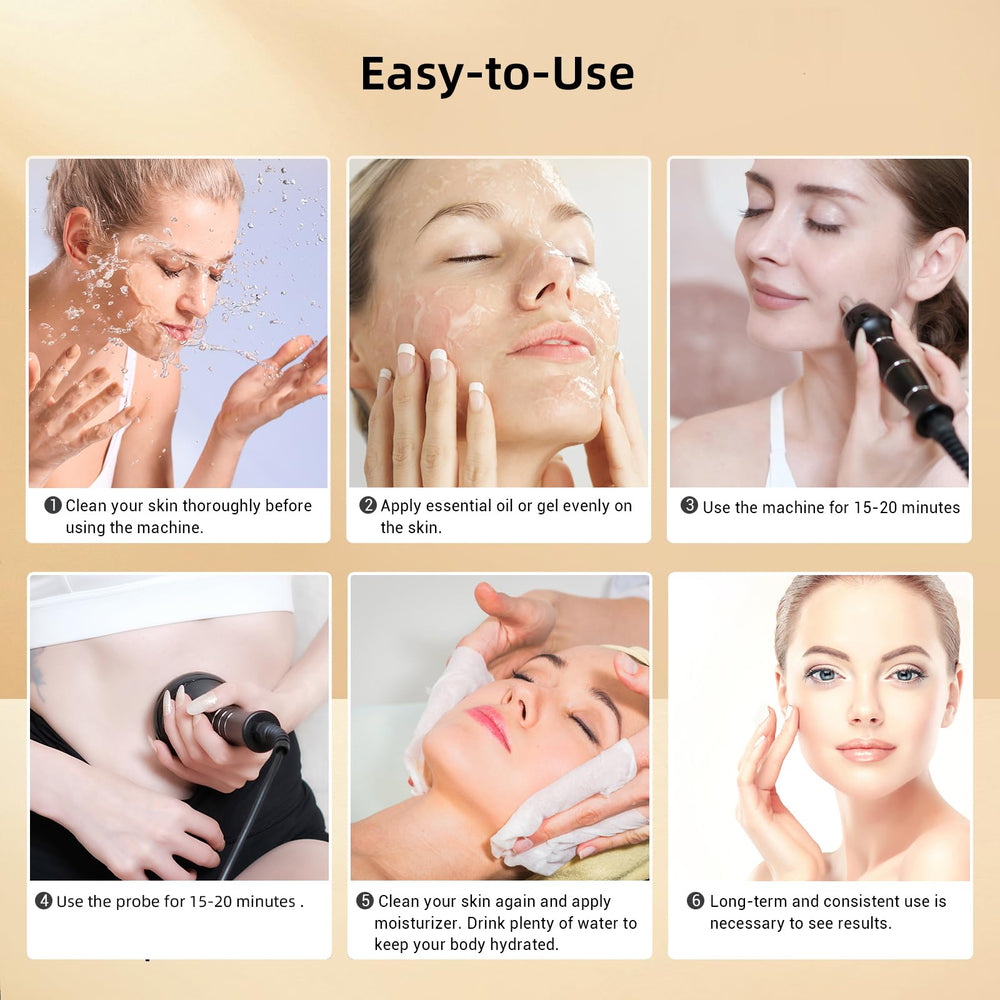 TONSPRER MZONG RF-LED energy for skin rejuvenation at home.