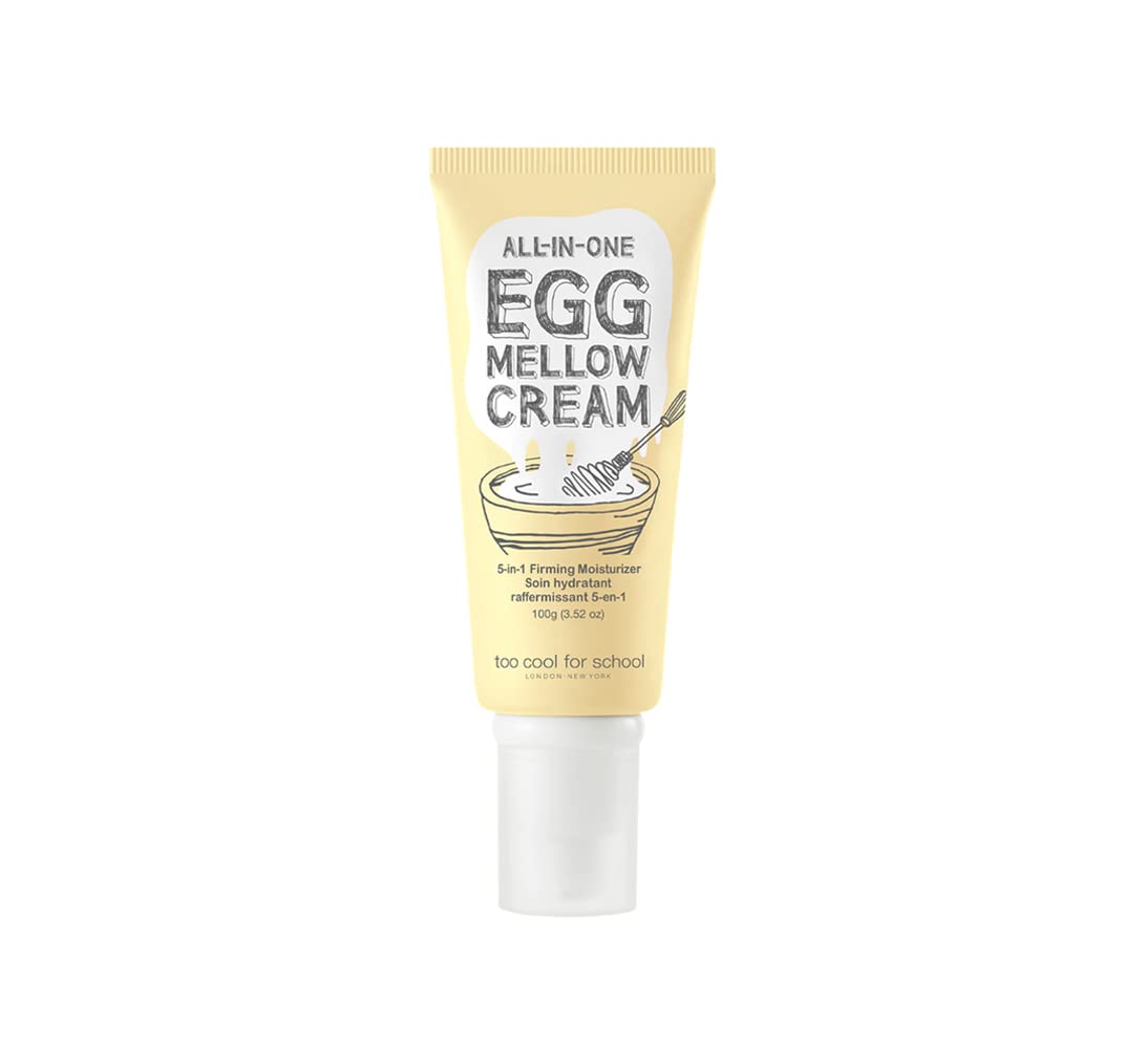 Too Cool For School Egg Mellow Cream bottle with rich hydration for daily use
