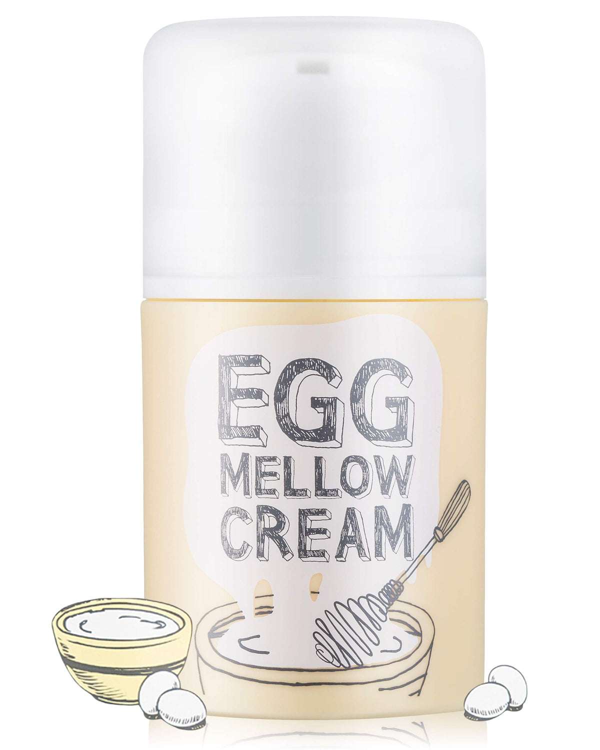 Too Cool For School Egg Mellow Cream jar closeup for rich hydration