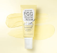 Too Cool For School Egg Mellow Cream texture closeup highlighting a luxurious formula