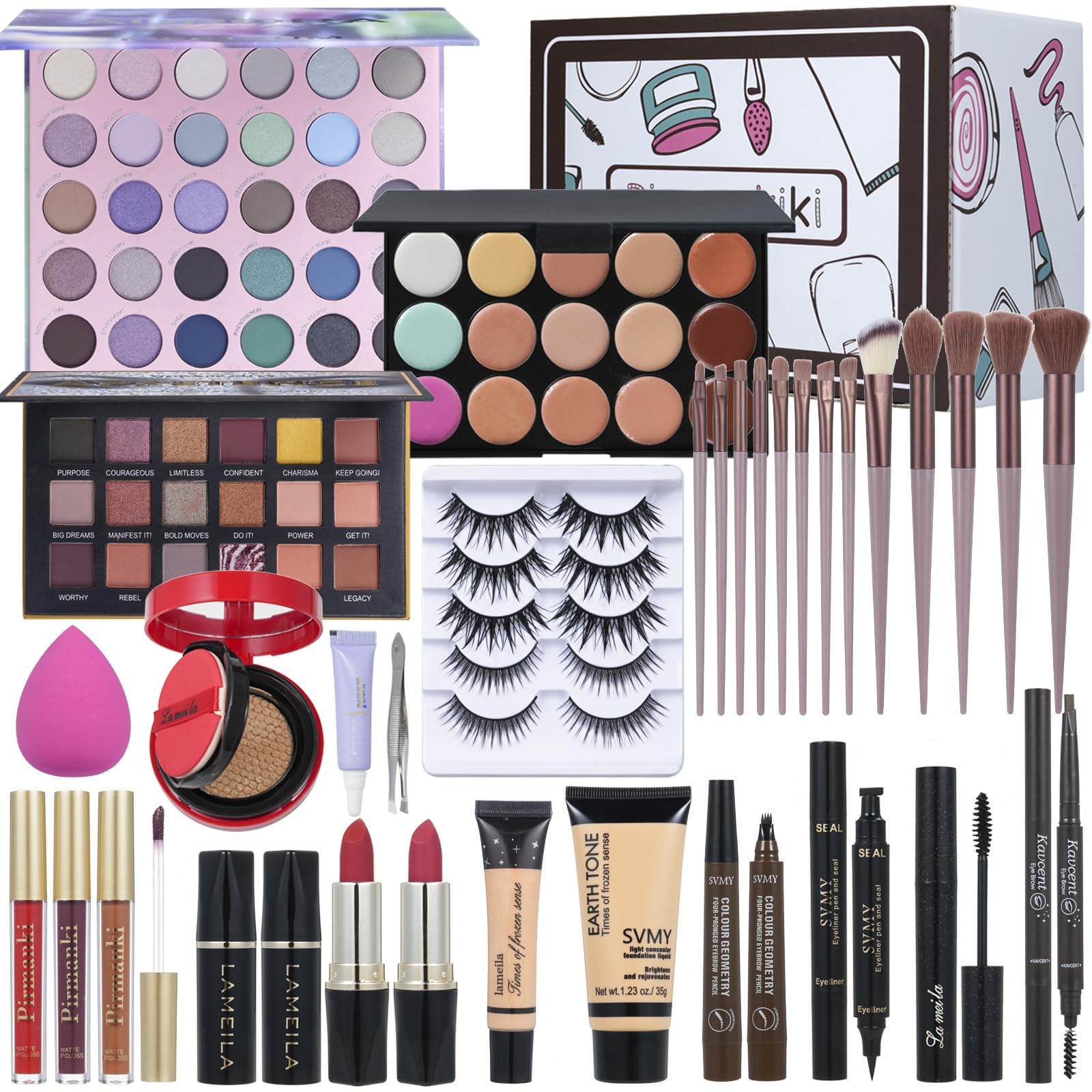TooAemiS eyeshadow palette for day-to-night versatility.