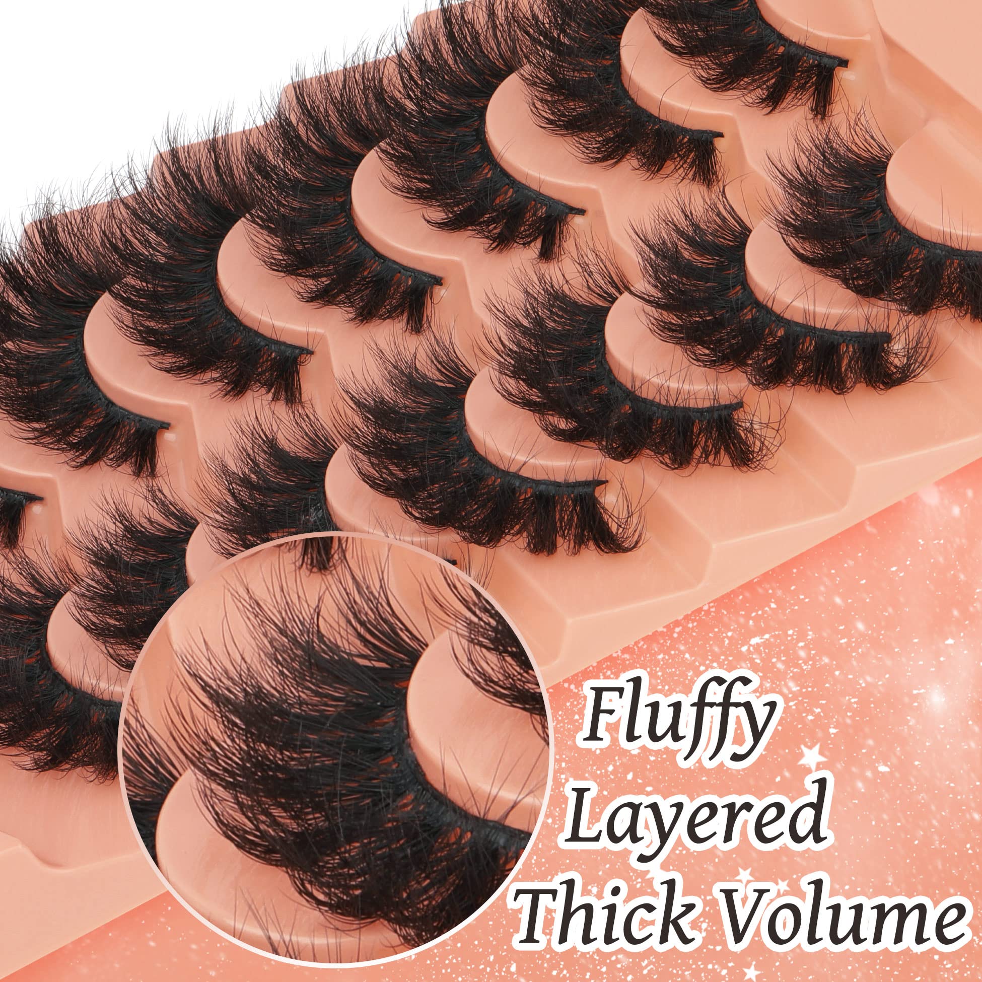 TOOCHUNAG Lightweight crisscross lash structure adds depth and dimension.