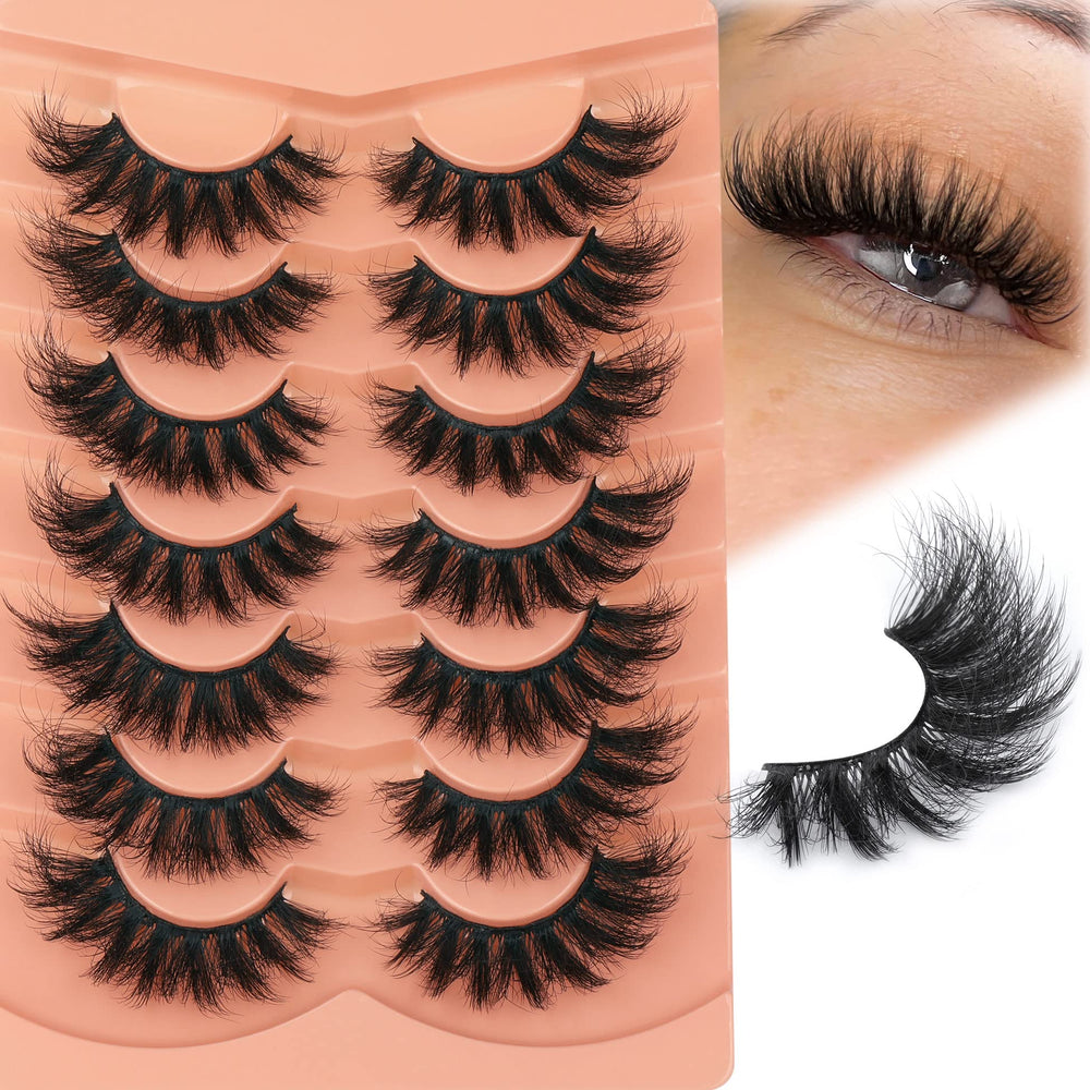 TOOCHUNAG Fluff Eyelashes 18mm for dramatic full-volume look.