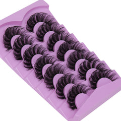 TOOCHUNAG Fluff Lashes mink wispy 20mm multipack: soft, bendable lash band for easy wear