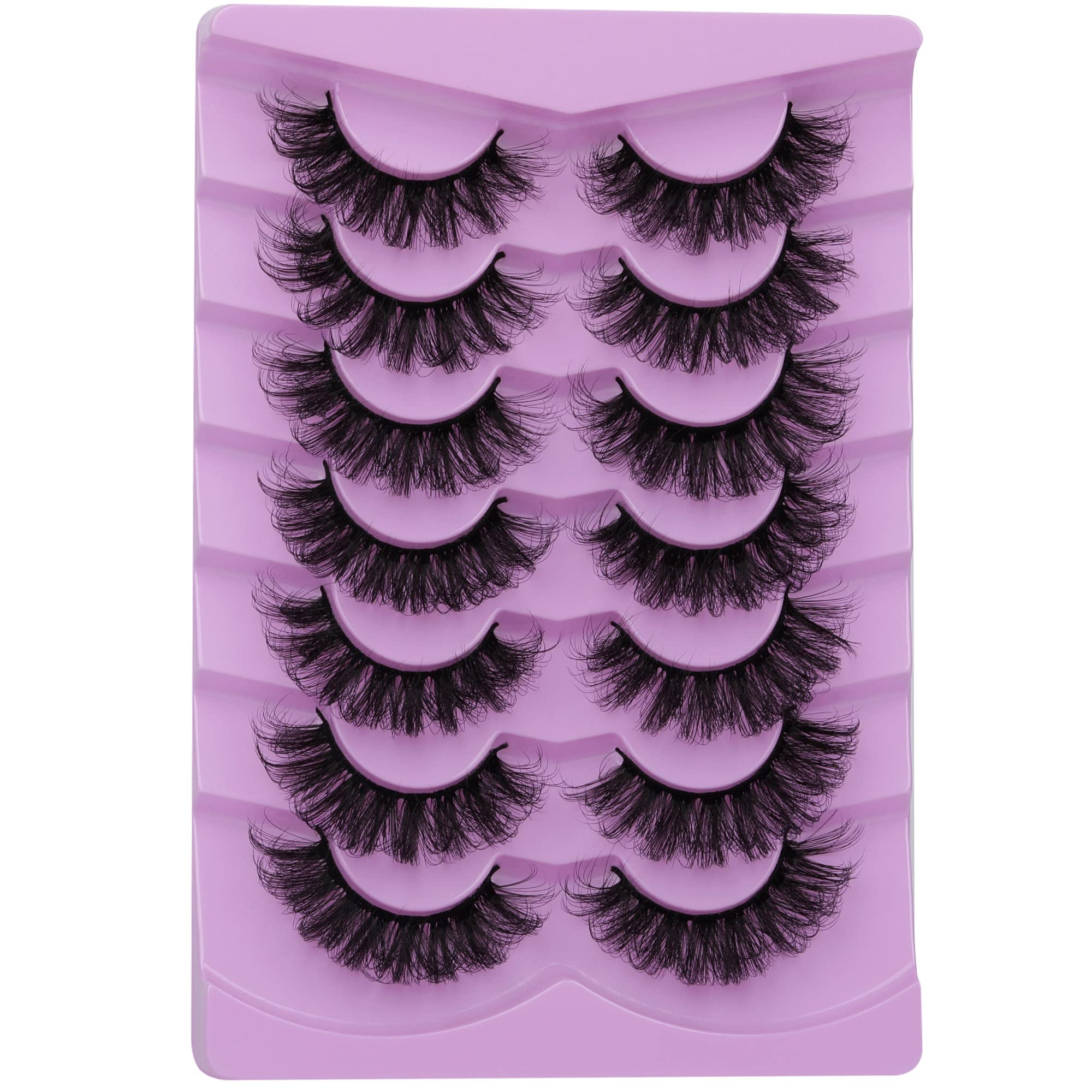 TOOCHUNAG Fluff Lashes mink wispy 20mm multipack: vegan, skin-friendly materials for comfort
