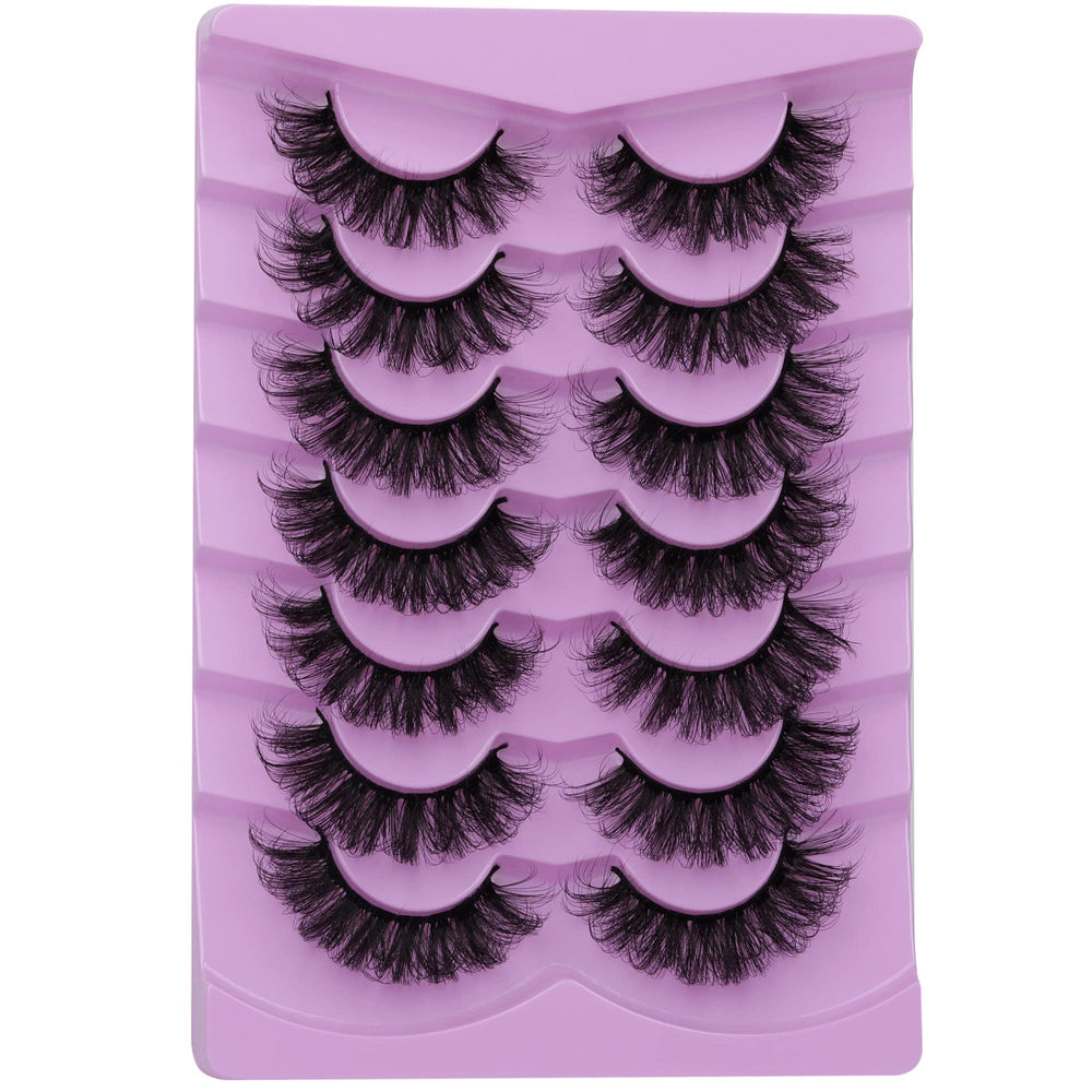 TOOCHUNAG Fluff Lashes mink wispy 20mm multipack: vegan, skin-friendly materials for comfort