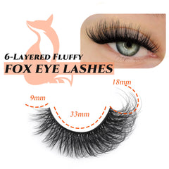TOOCHUNAG fluffy mink lashes 3D volume for soft drama