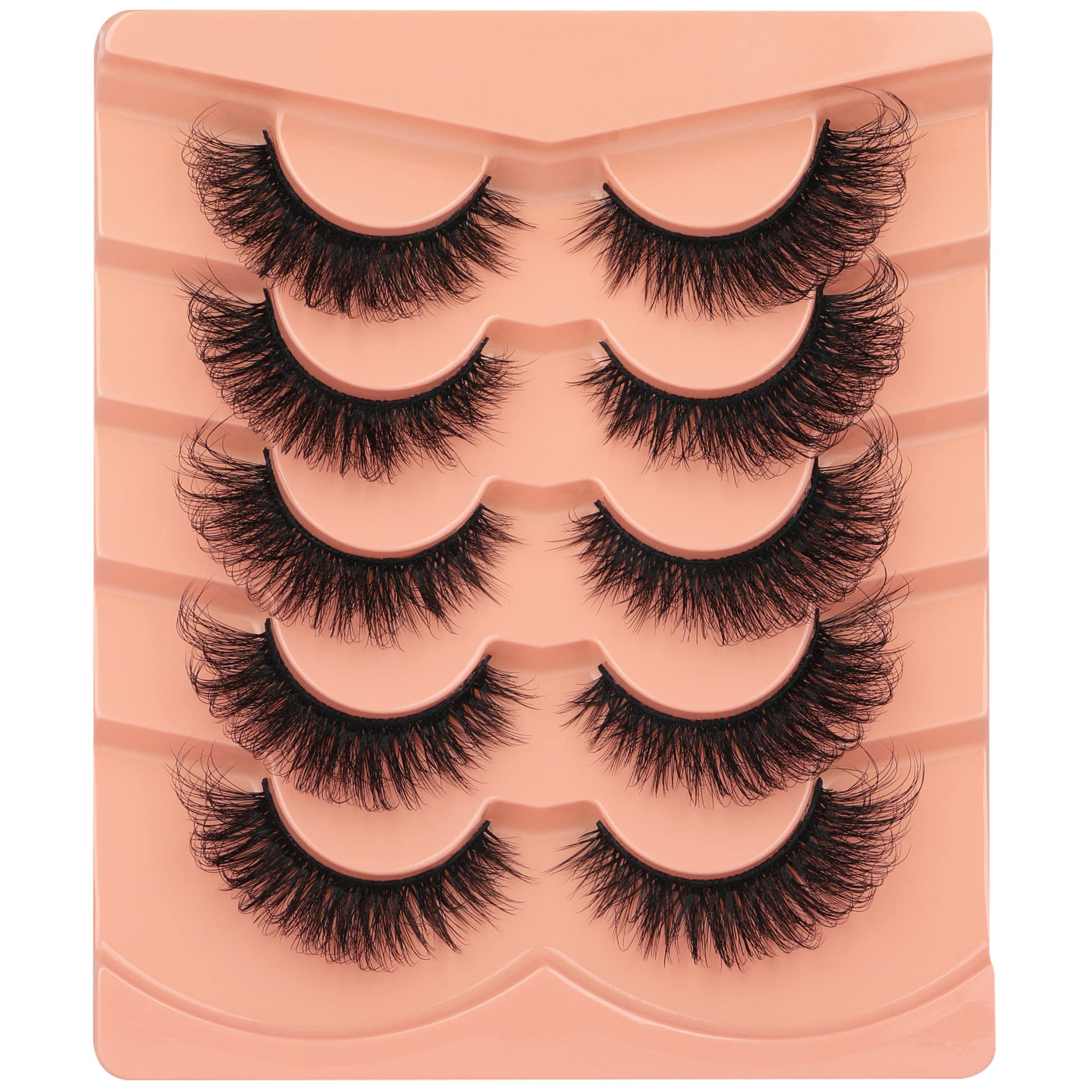TOOCHUNAG vegan skin-friendly lashes comfortable for sensitive eyes