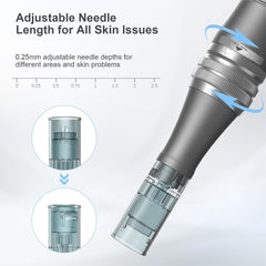 Compact, travel-friendly microneedle roller ideal for ongoing routines on the go.