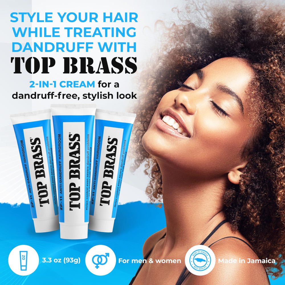 Top Brass cream texture being spread for easy styling