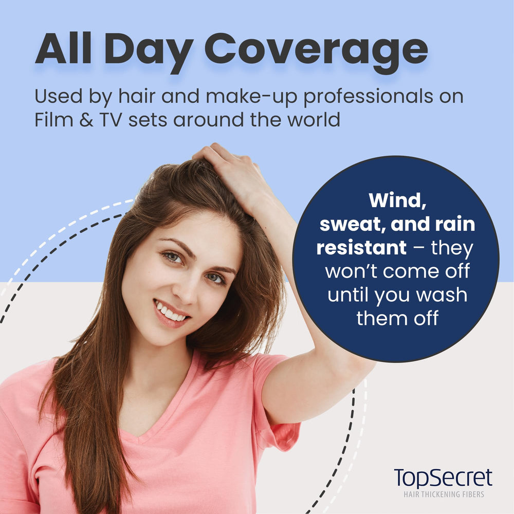 Top Secret refill travel bag ideal for on-the-go touch-ups.