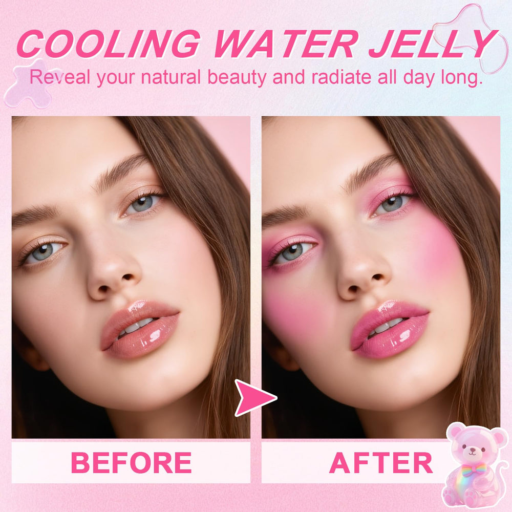 Topcent jelly blush finish feels lightweight and non sticky.