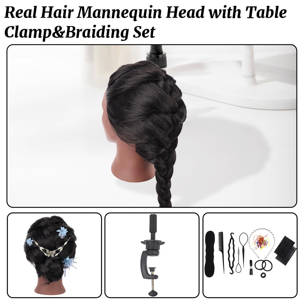TopDirect educational hairstyling head ideal for beauty schools