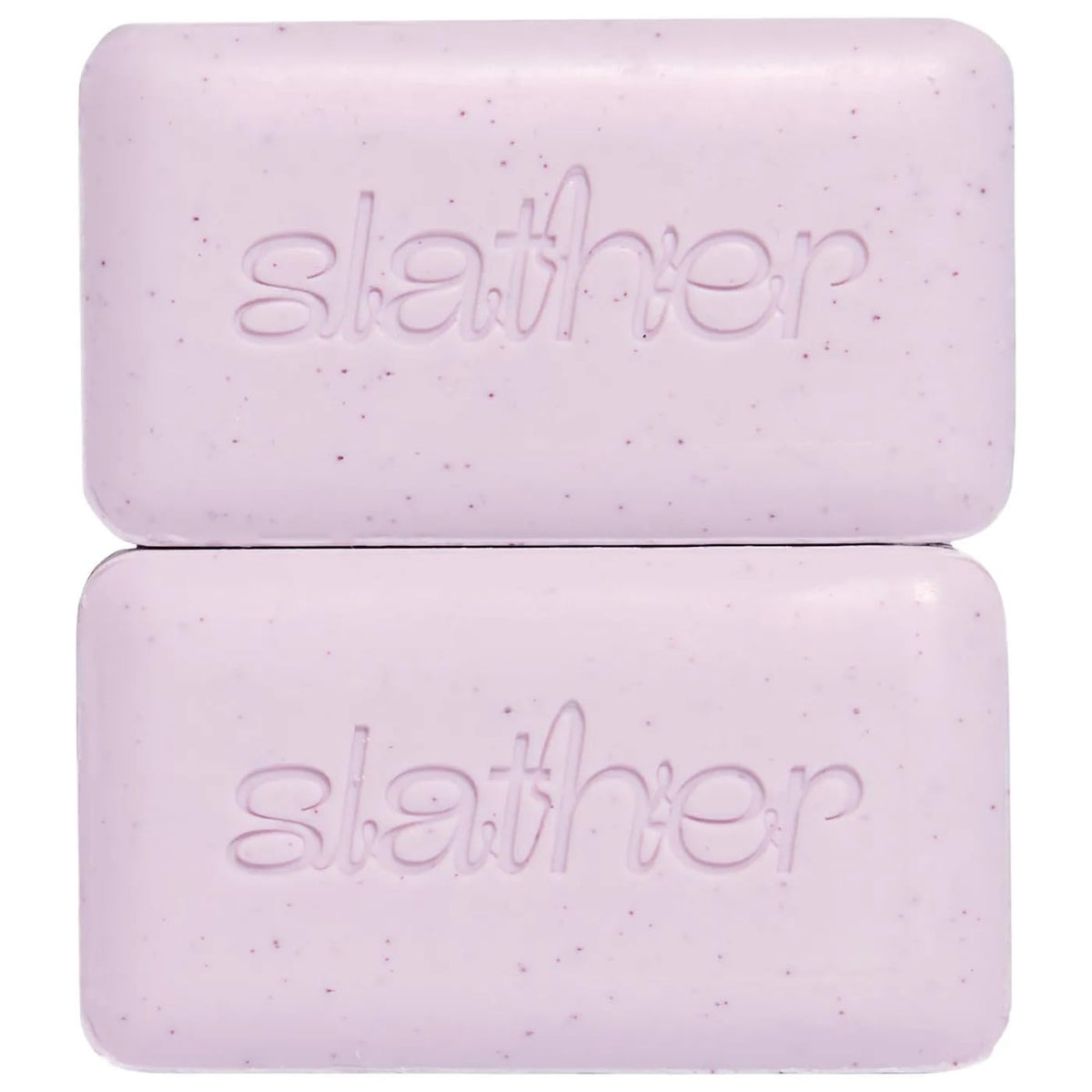 Topicals Slather Exfoliating Bar closeup showing exfoliation for smoother skin