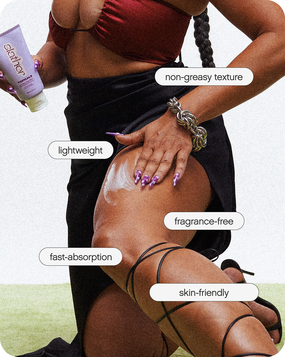 Topicals Slather squalane helps moisturize dry areas