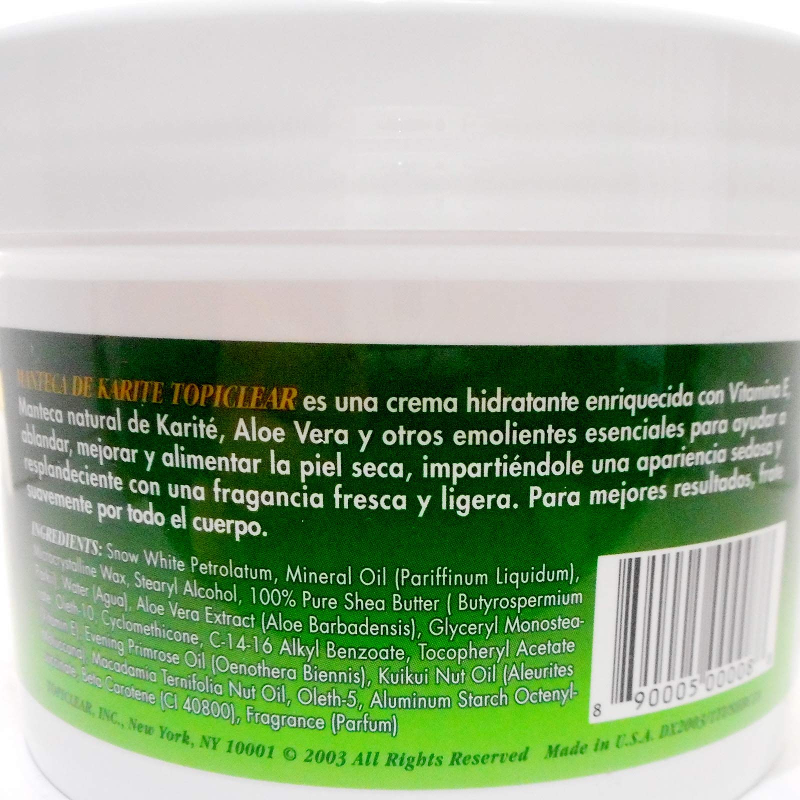 Topiclear satin finish after application suggests silky-smooth skin