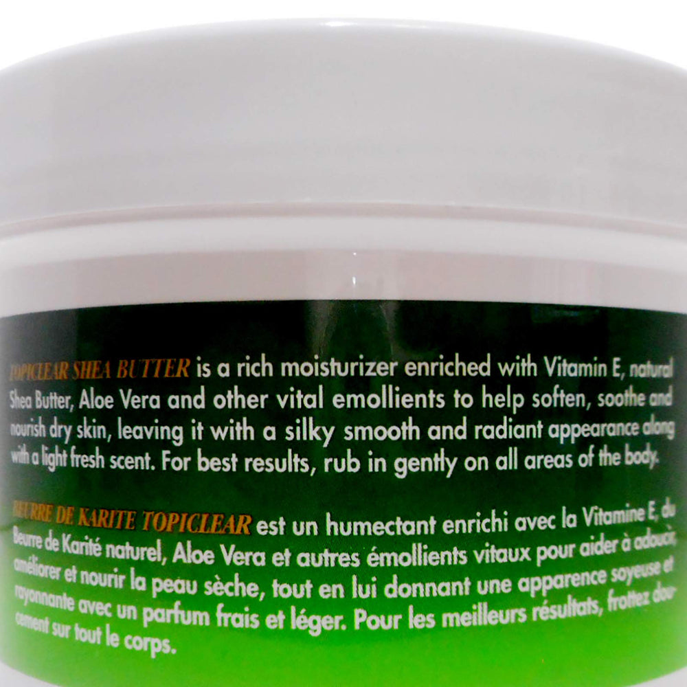 Topiclear vitamin E Aloe texture for nourishing, soothing cream feel