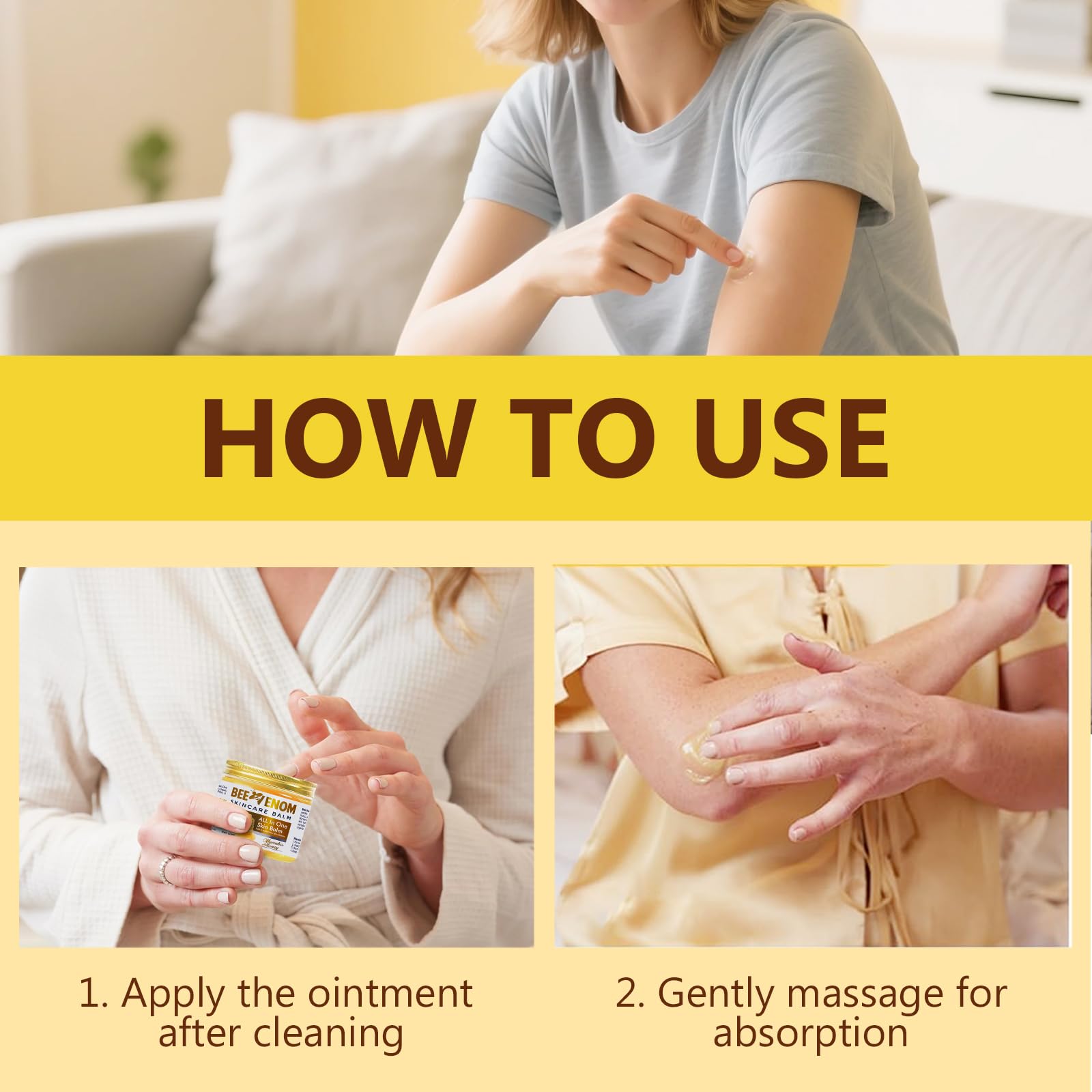 Topicy Bee Venom Cream multi-use for knees, neck, and wrists.
