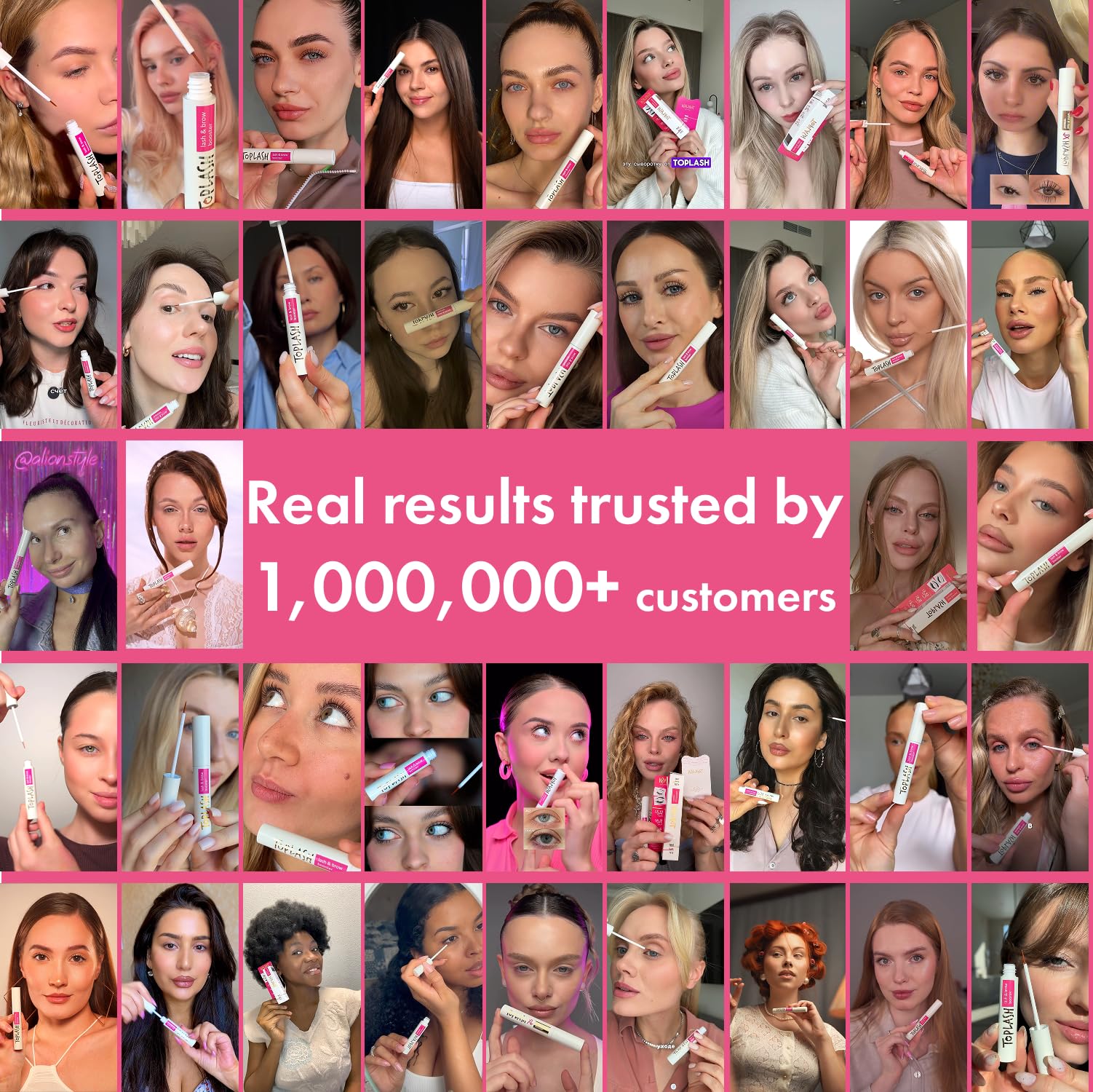 Toplash Cruelty-Free Logo signals ethical cosmetic choice for lashes and brows.