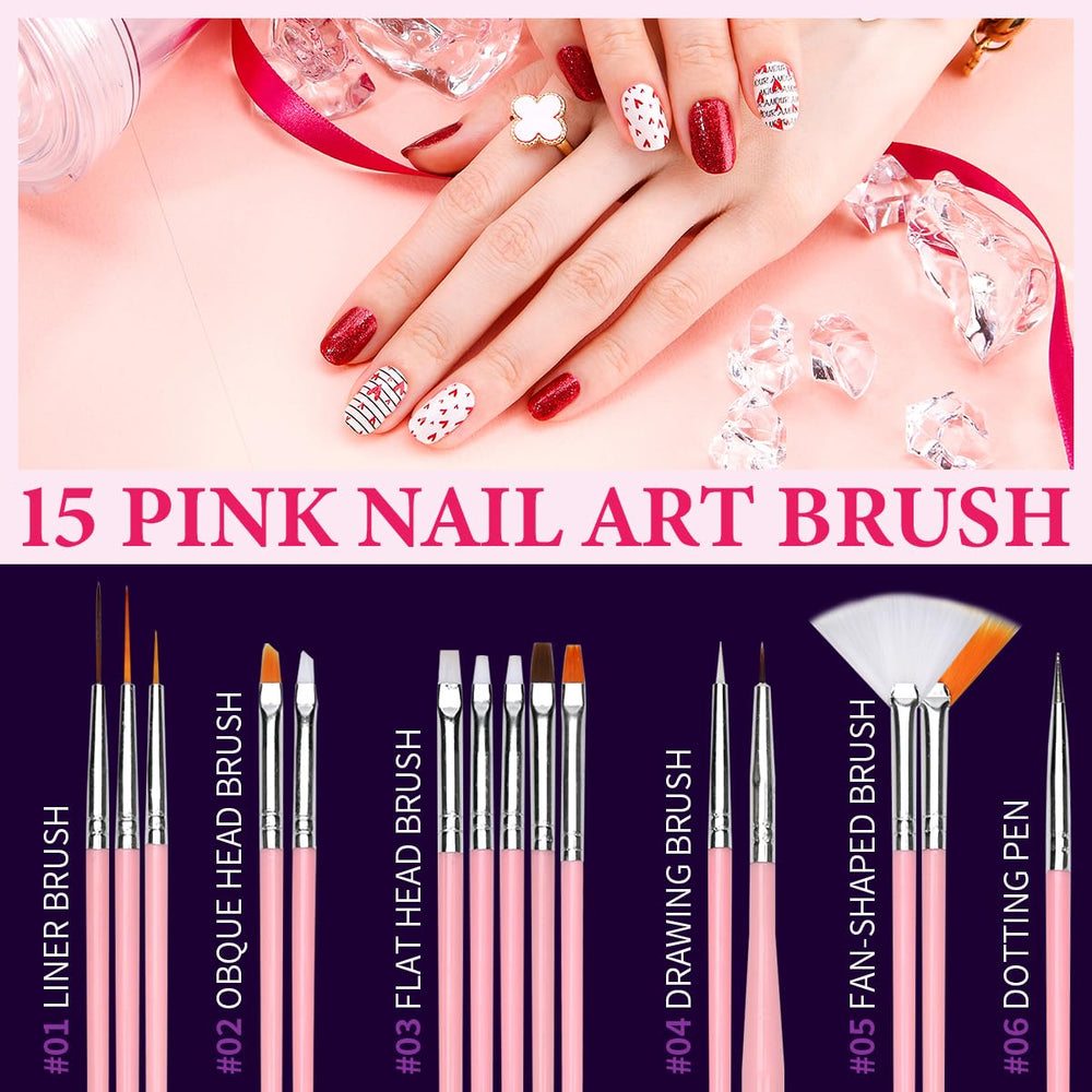 Torbers almond tips for quick, ready-to-design manicures.