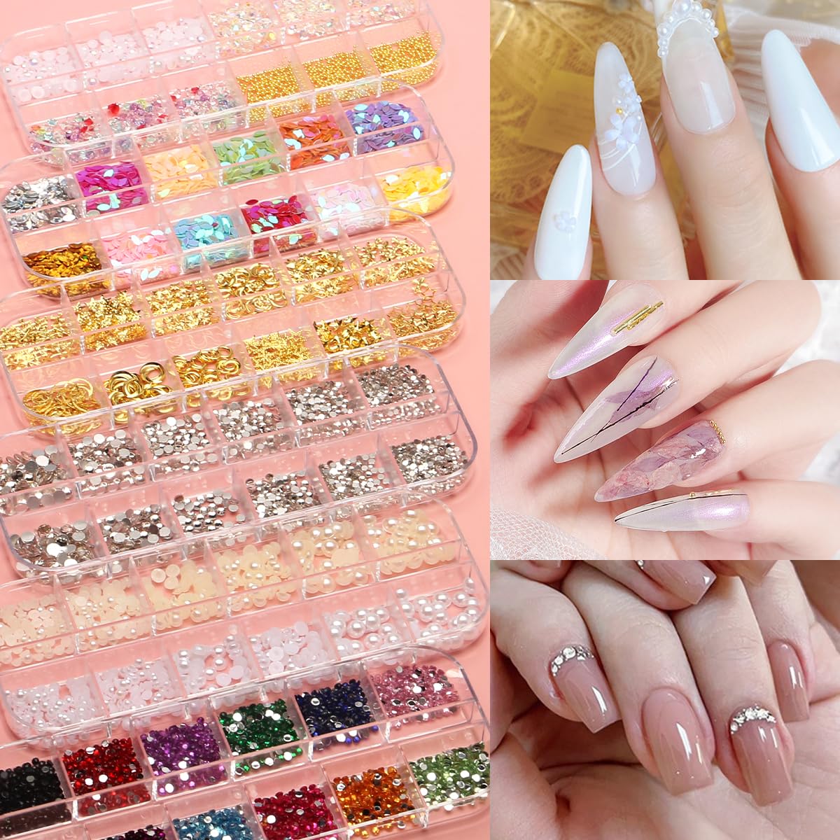 Torbers nail art brushes set enables precise detailing and smooth application.