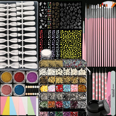 Torbers Nail Art Kit contents for DIY design at home.