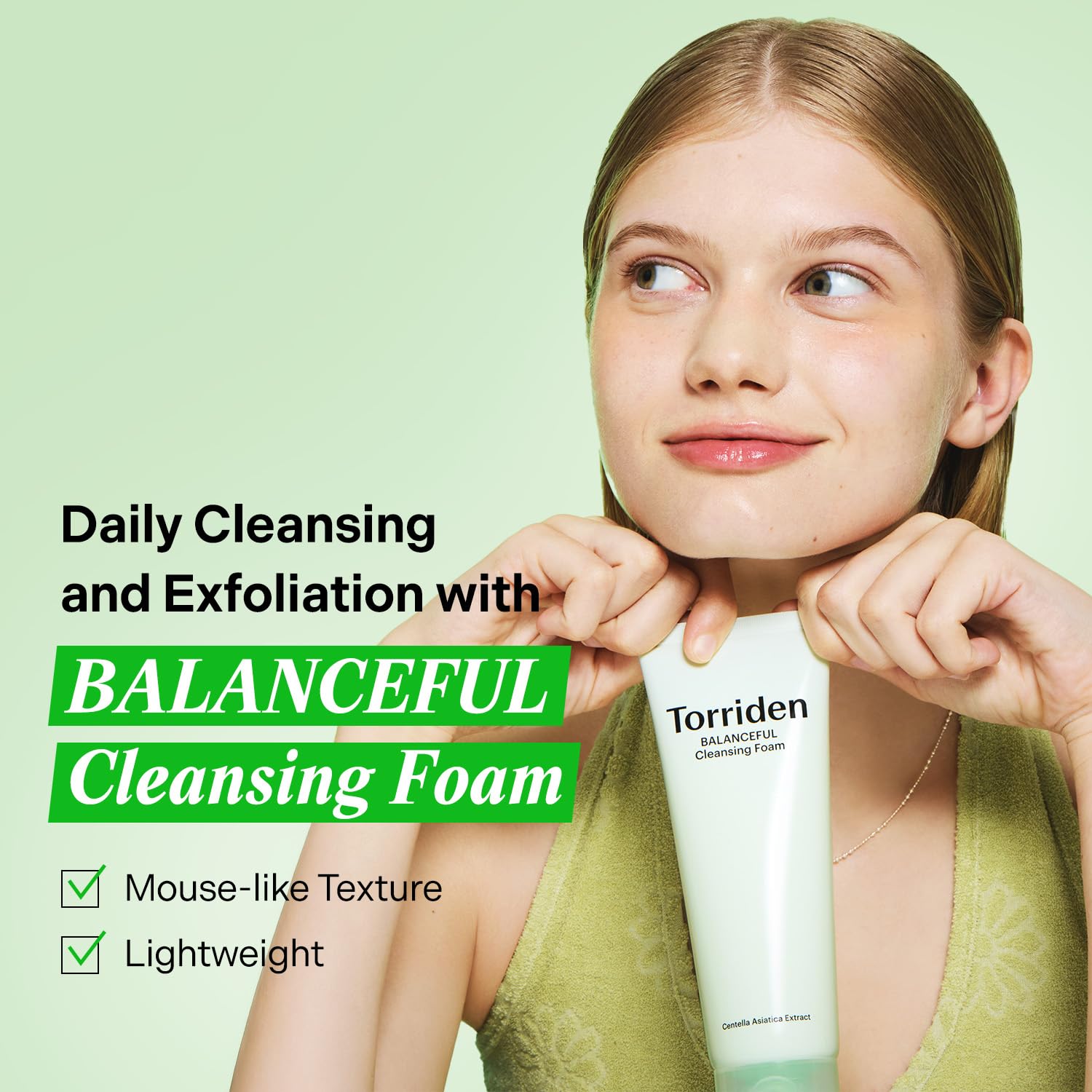 Torriden Balanceful 5D Cica Complex illustration highlighting soothing care
