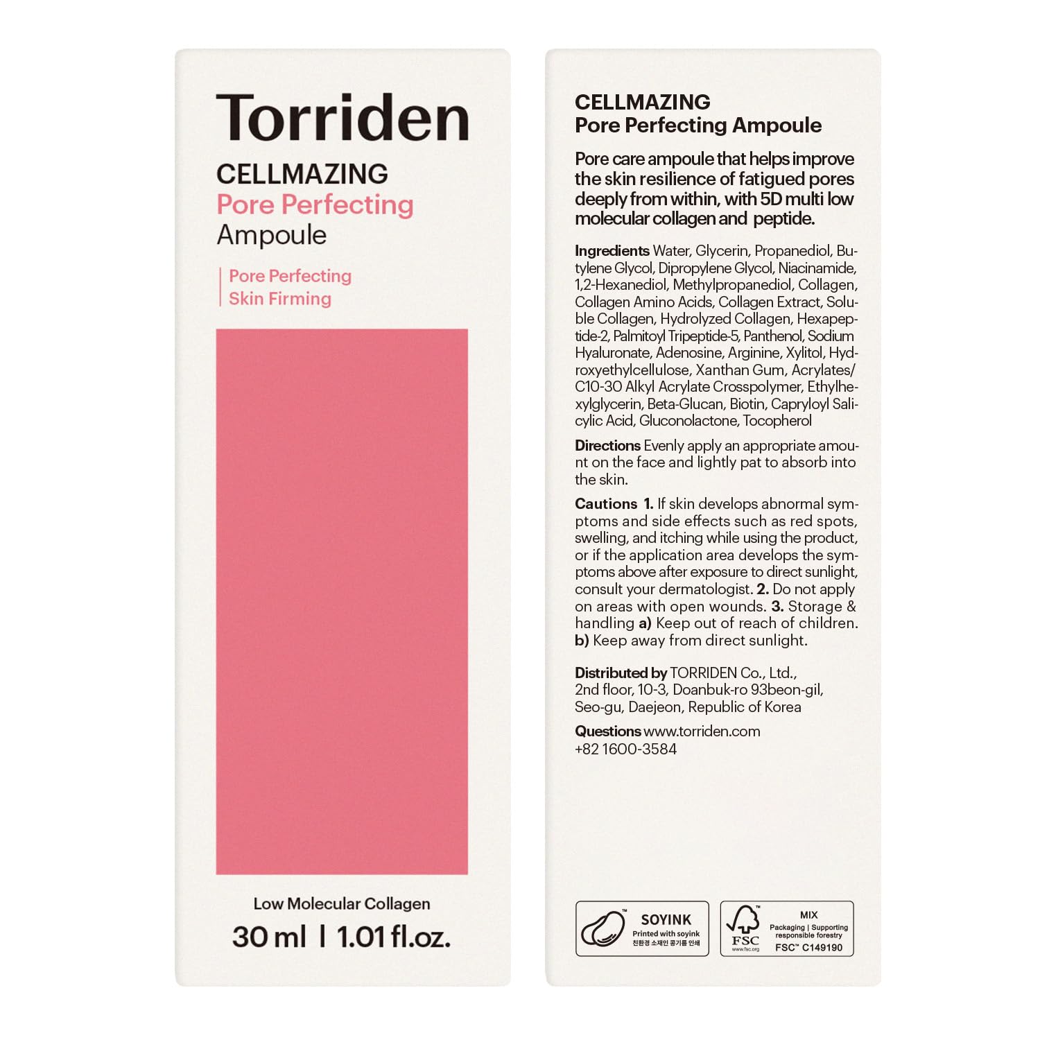 Torriden CELLMAZING sensitive skin usage scenario showing calming care.