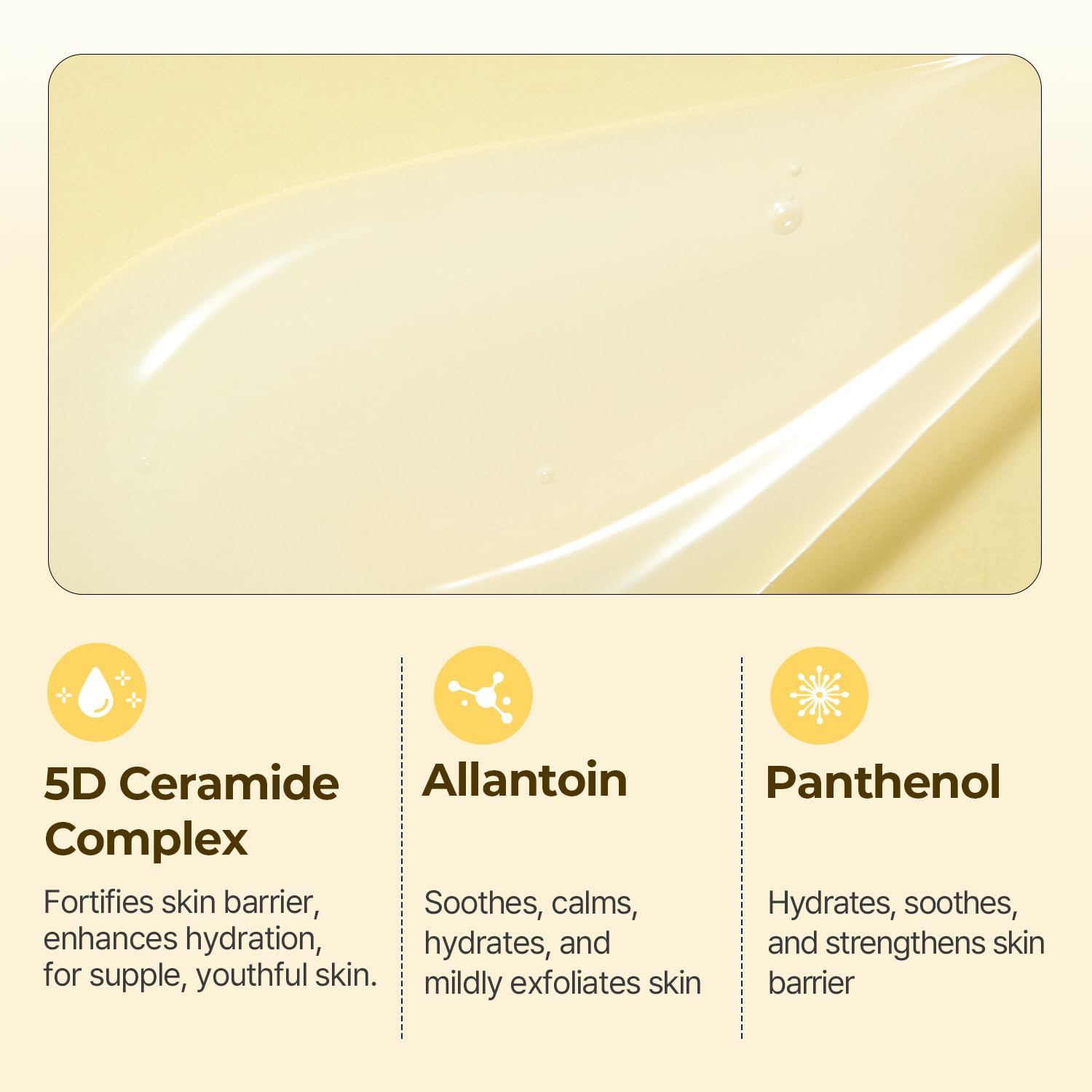 Torriden SOLID IN Ceramide Essence texture shown during application for easy layering.
