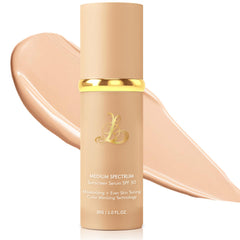 TOSOUATOP 4in1 foundation bottle with SPF 50+ protecting outdoor skin.