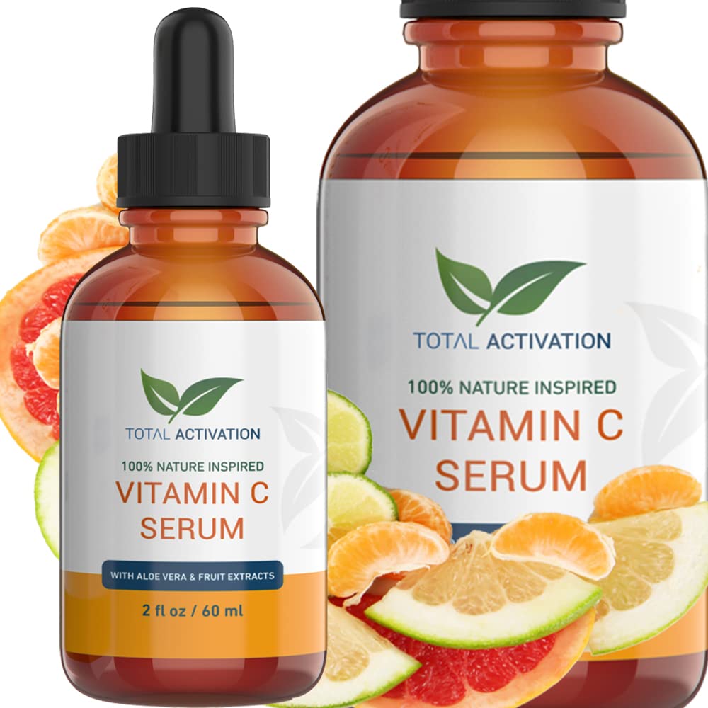 Total Activation Vitamin C Serum bottle for radiant, hydrated skin