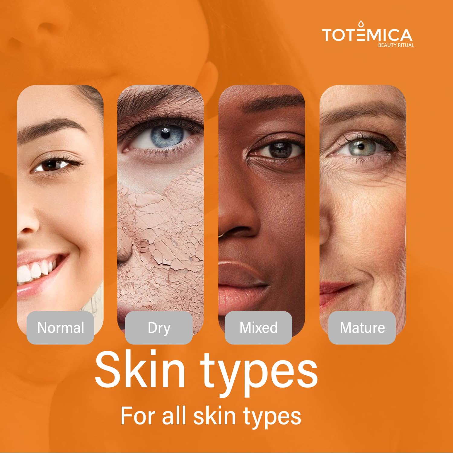 Totemica Vitamin C Serum box packaging on a stylish vanity