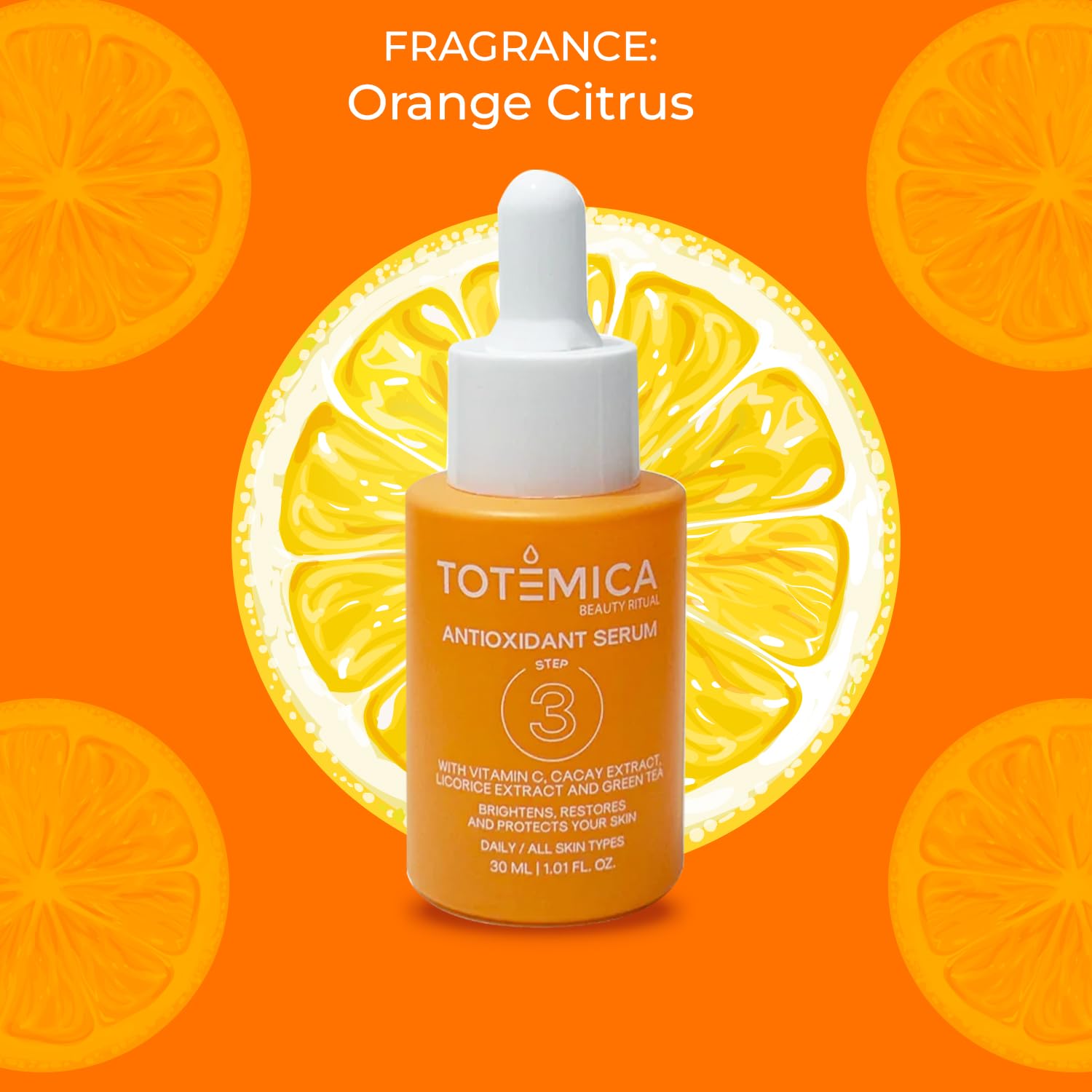 Totemica Vitamin C Serum ingredients map highlights antioxidants and actives
