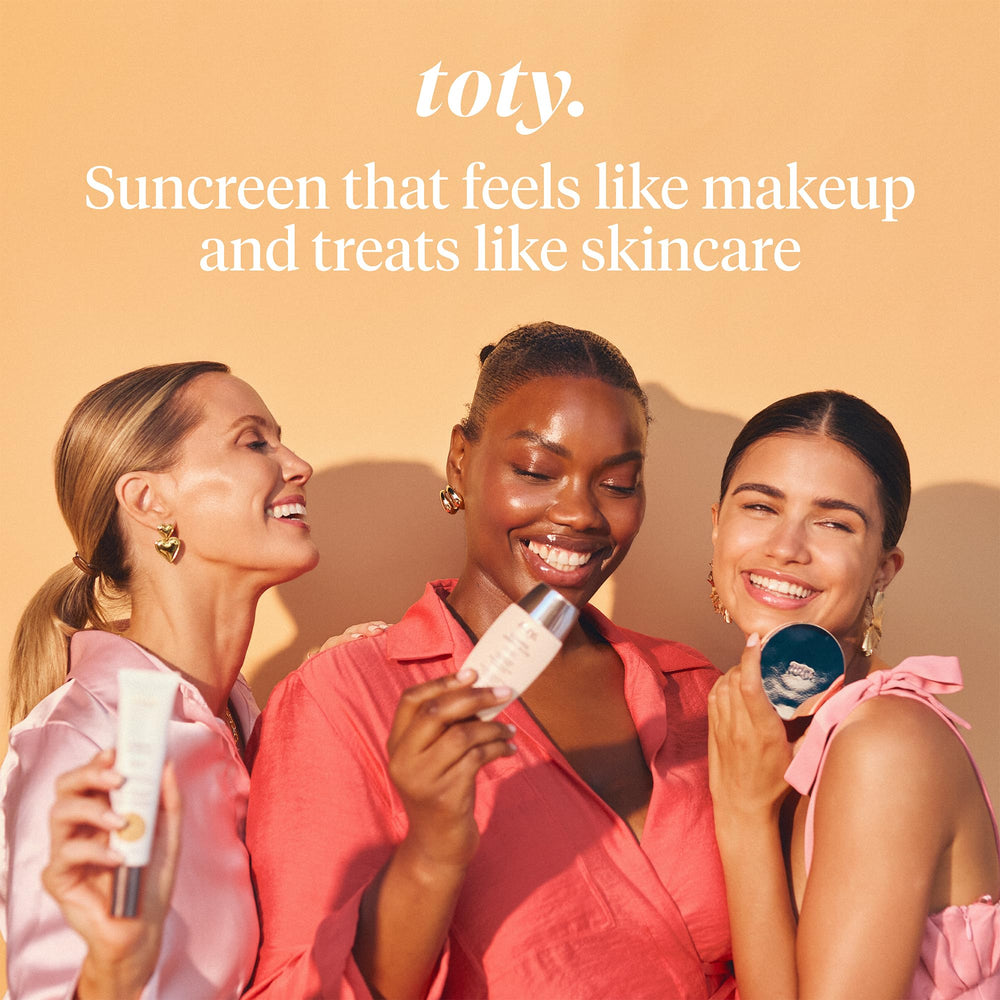 Toty Lumina CC Cream SPF 50 image highlights sun protection.