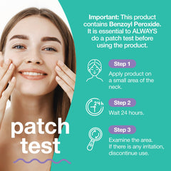 Applied on the face, Touch Benzoyl Peroxide 2.5 percent gel absorbs quickly