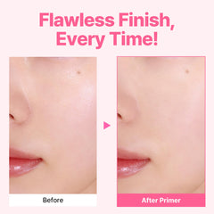 Packaging box highlights premium, easy-to-hold primer container