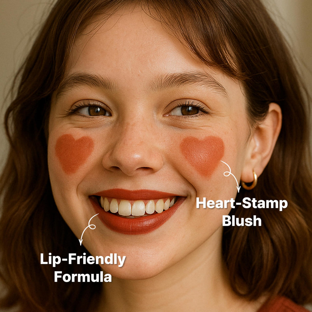 Touch in Sol In My Heart Stick Blush buildable color application
