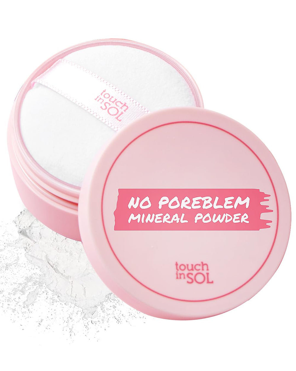 Touch in Sol No Poreblem powder compact delivering oil control for a matte finish.