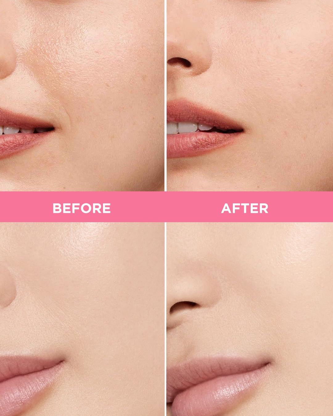 Touch in Sol translucent soft-focus powder blends naturally for a pore-minimizing look.