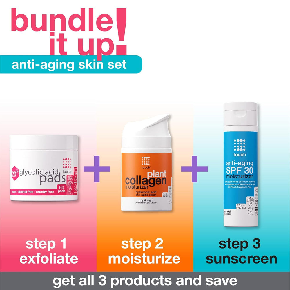 Touch chamomile and green tea cucumber extracts soothe while exfoliating.