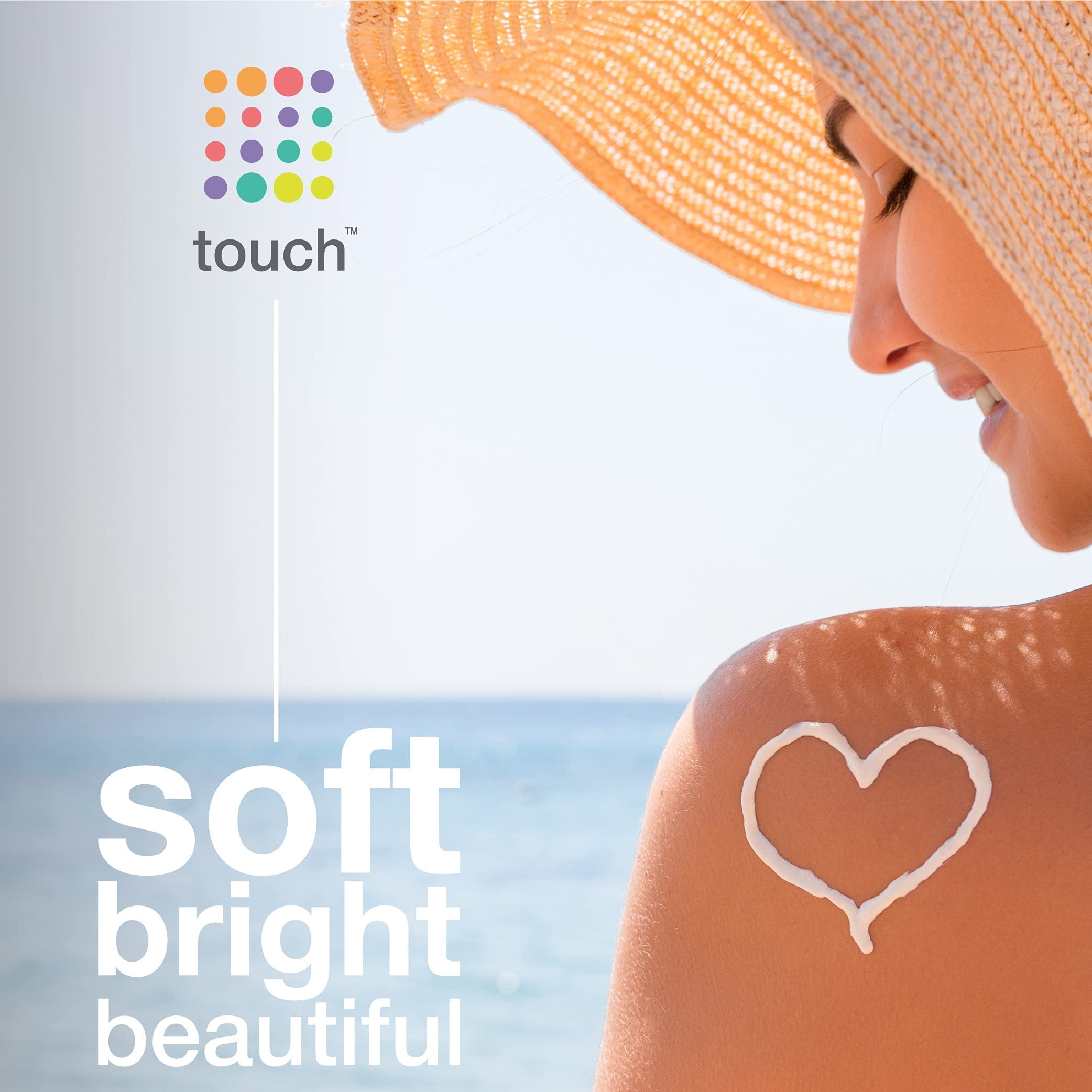TOUCH oil-free sunscreen cream suitable for sensitive and acne-prone skin.