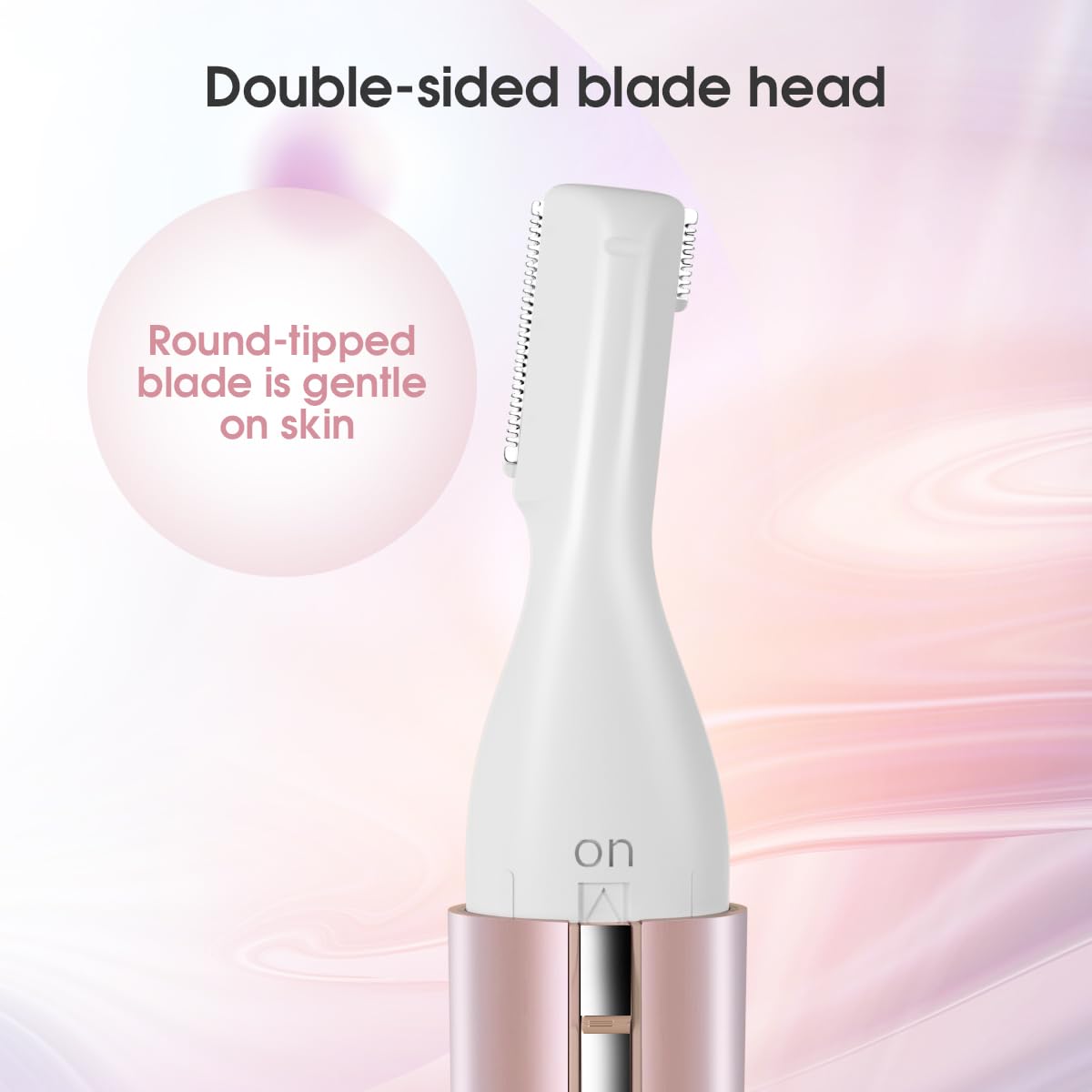 Compact TOUCHBeauty trimmer with portable, lightweight design.
