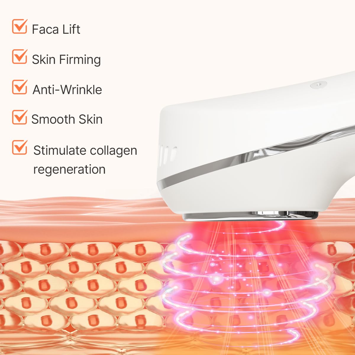 TOUCHBeauty gua sha head attachment delivering a soothing facial massage.