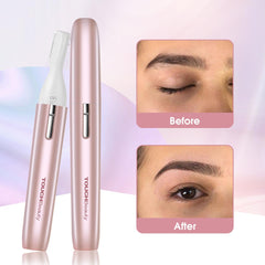 TOUCHBeauty precision snap-on combs for eyebrow length control.