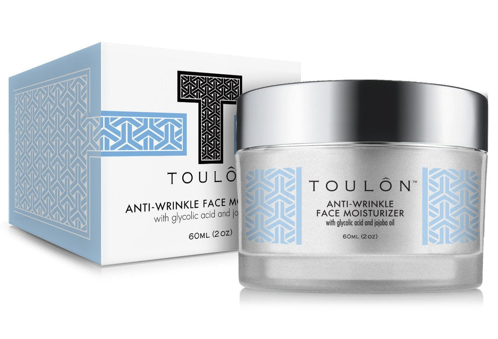 TOULON Glycolic Acid Cream 10% ingredients panel highlights antioxidants and nourishment