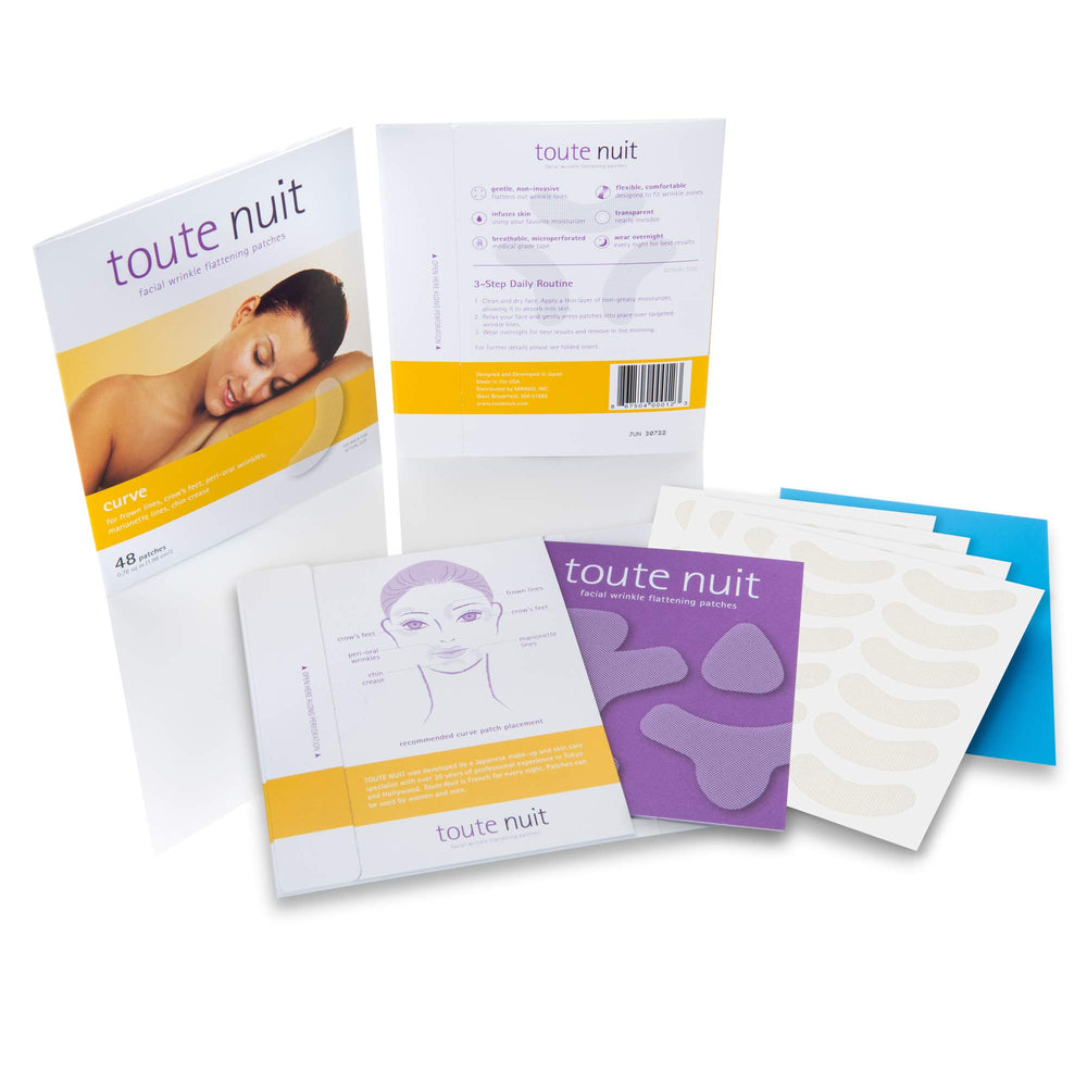 Toute Nuit Curve Wrinkle Patches designed for marionette lines and mouth area