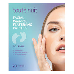 Toute Nuit dolphin-wrinkle-patches around mouth soothe smile lines overnight.